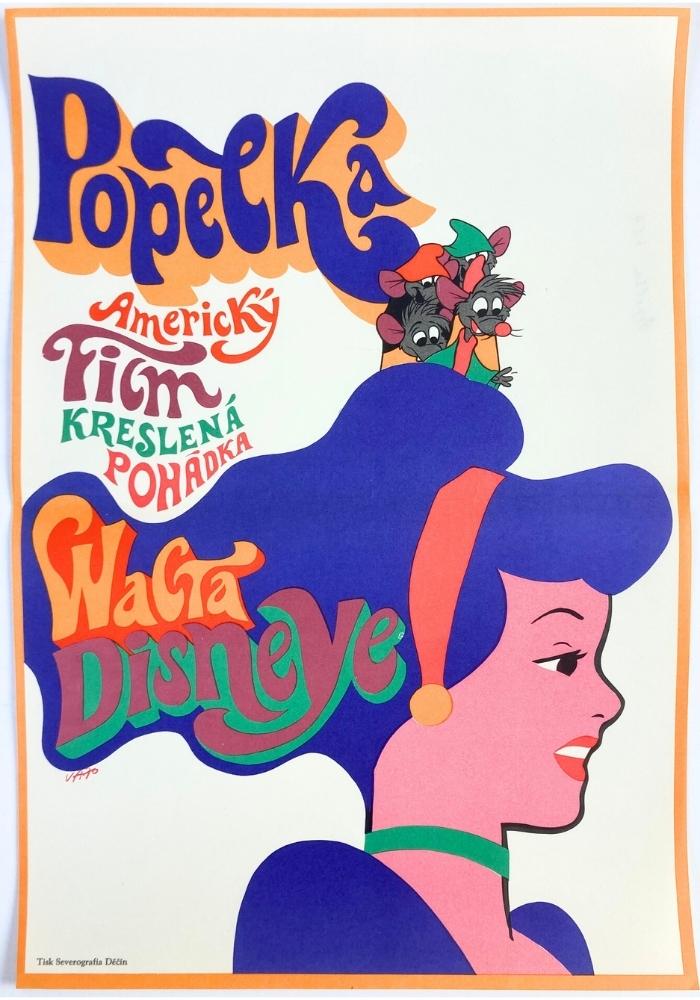 Walt Disney's Cinderella by Karel Vaca - Czech Poster Gallery