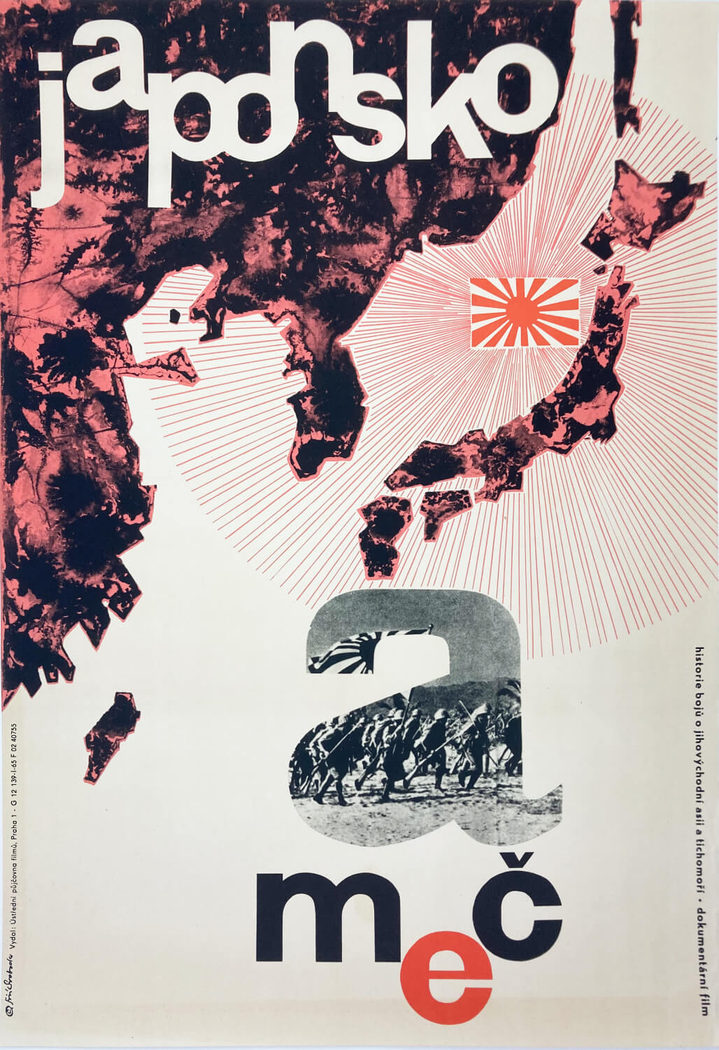 Japan And The Sword (Nippon no sensó) Czech Film Poster – Czech