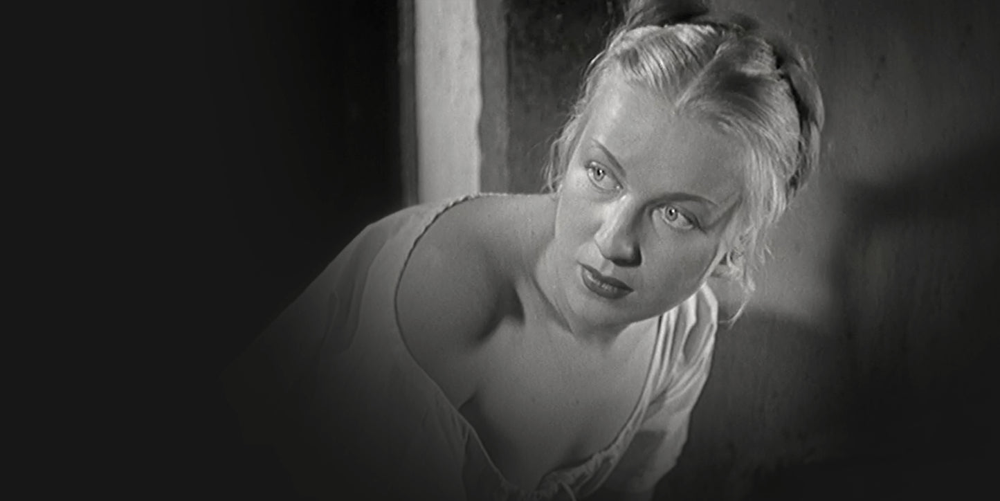 Die lustigen Weiber | Adina Mandlova | Einseitiges Filmplakat mit Leinenrücken | 1940