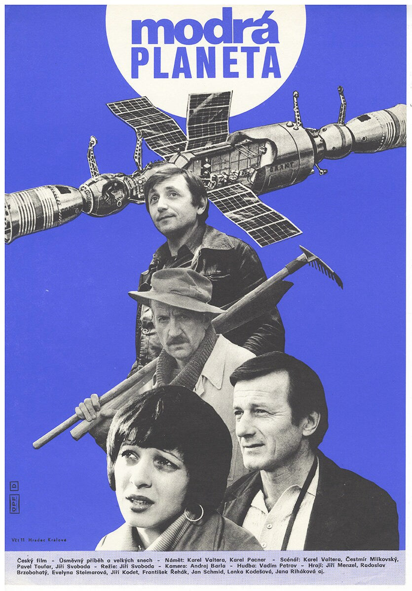 BLUE PLANET (Modra planeta) Czech Film Poster