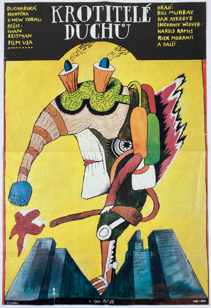 Ghostbusters Czech Movie Poster