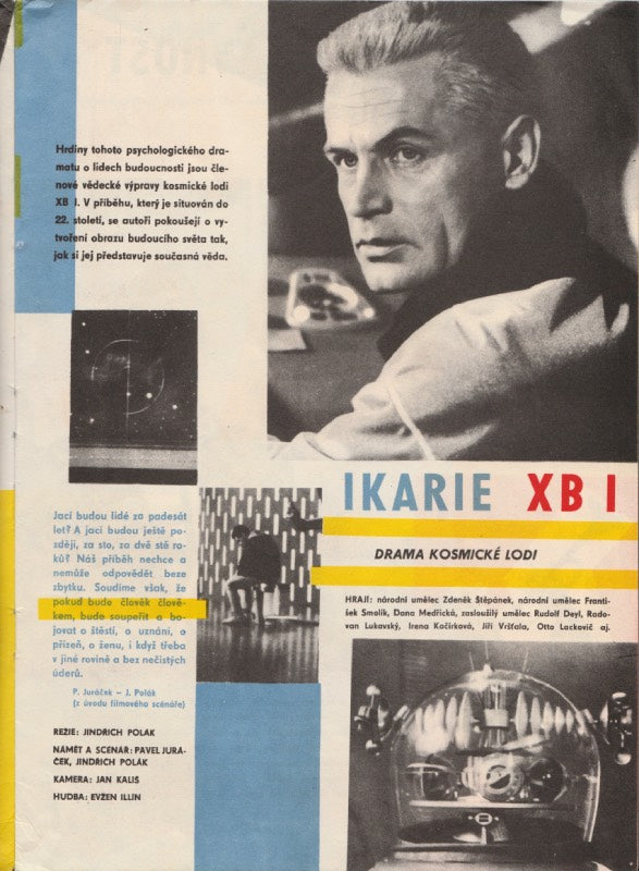 FILMOVÉ NOVINKY (Film News) 1963 Czech Magazine featuring Ikarie XB-1