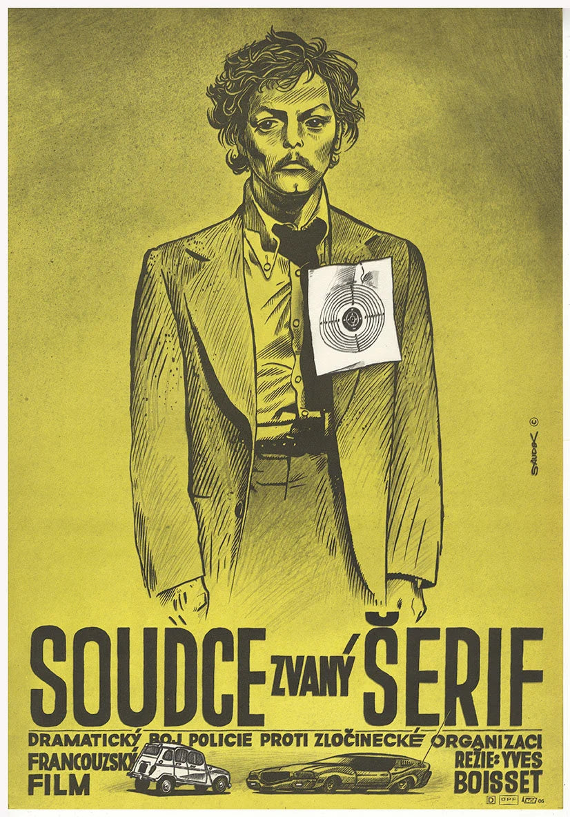 Movie Poster for Judge Fayard Called Sherif - Karel Saudek Art