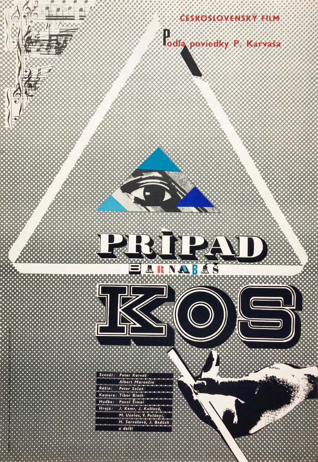 Případ Barnabáš Kos Český filmový plakát