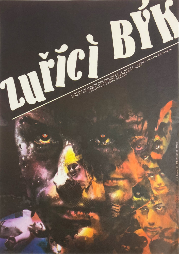 RAGING BULL - Original Czech movie poster