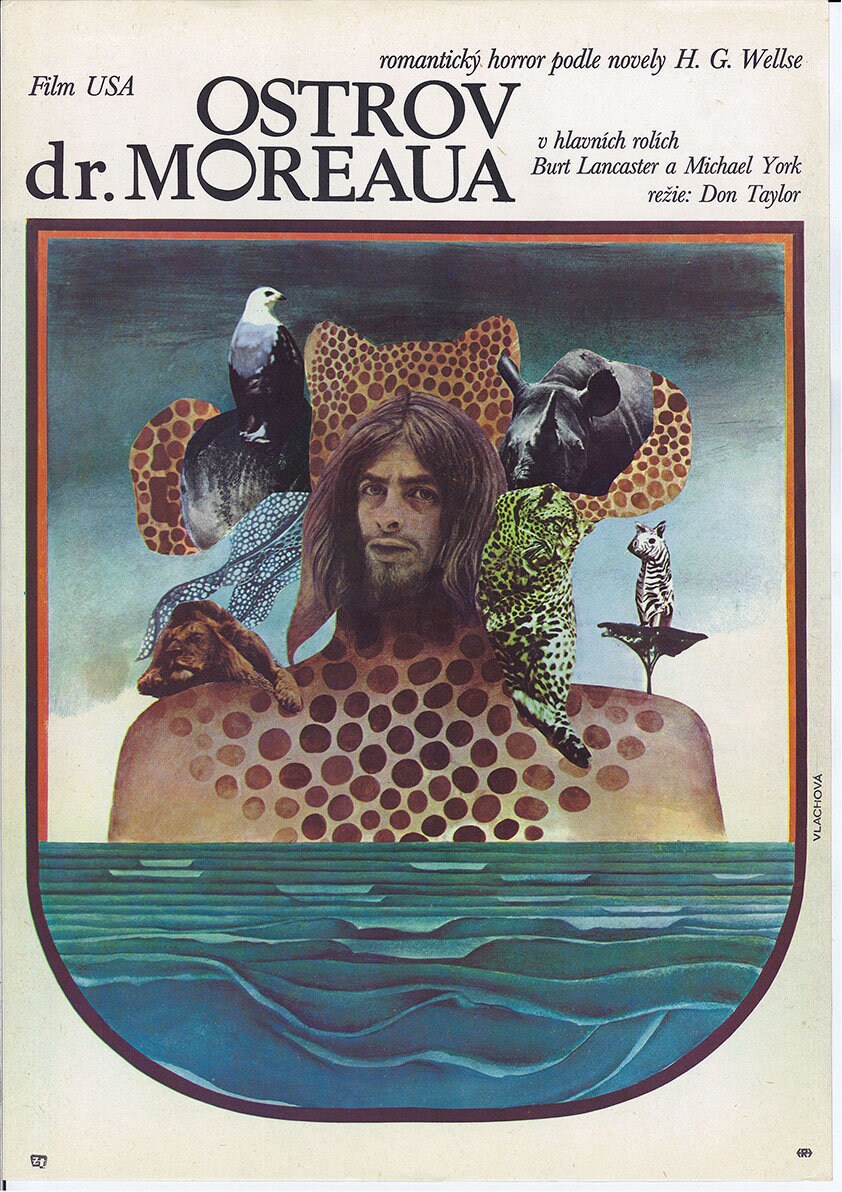 THE ISLAND OF Dr. MOREAU Large Czech Poster