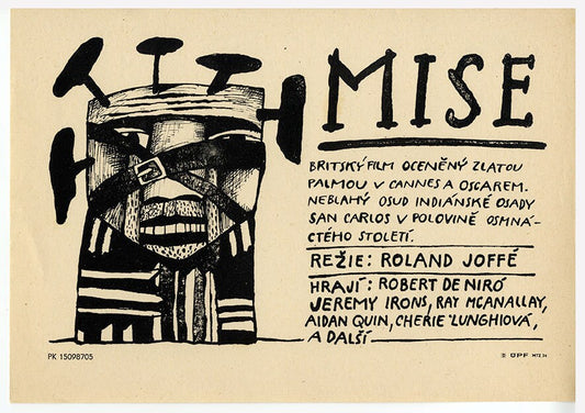 DAS MISSION Mini-Poster aus der Tschechoslowakei