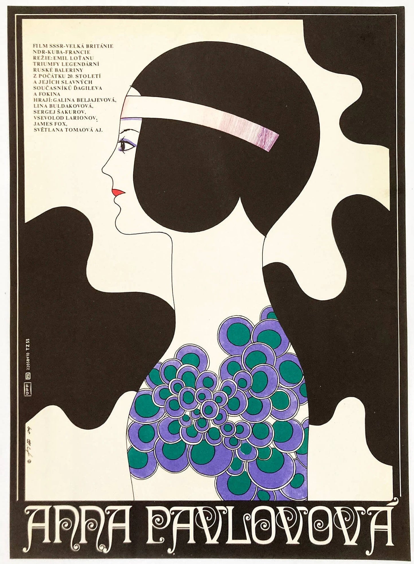 woman with art deco decoration