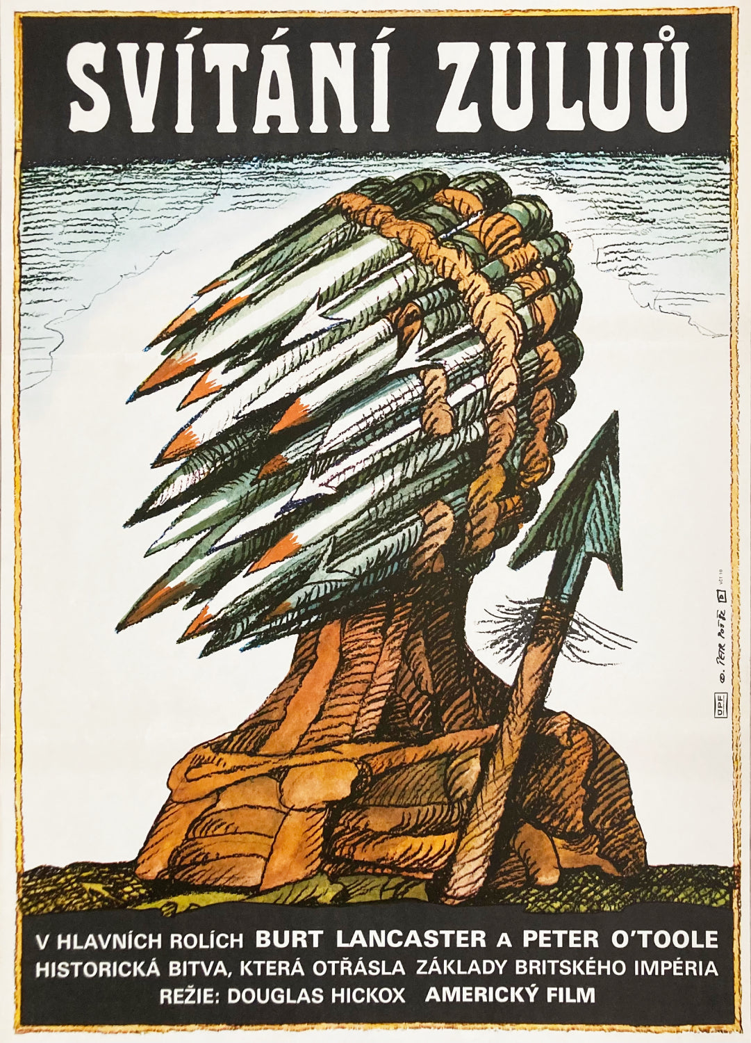 Zulu Dawn | Großes tschechisches Filmplakat