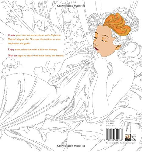 Alphonse Mucha (Kunst-Malbuch): Gestalten Sie Ihr eigenes Kunst-Meisterwerk