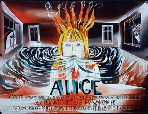 Alice Czech Poster For Release in the UK - Czech Film Poster Gallery