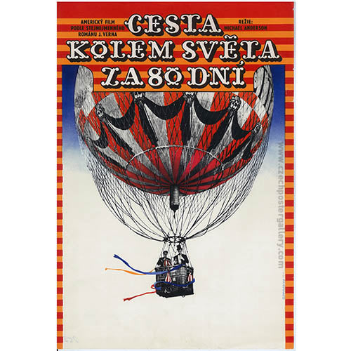 AROUND THE WORLD IN EIGHTY DAYS - Czech Film Poster Gallery