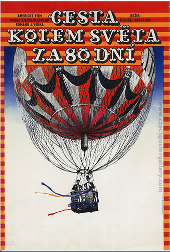 AROUND THE WORLD IN EIGHTY DAYS - Czech Film Poster Gallery