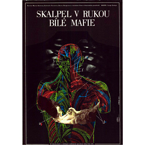 KRANKENHÄUSER DER WEISSEN MAFIA (Bisturi, la mafia blanca) Original tschechisches Plakat