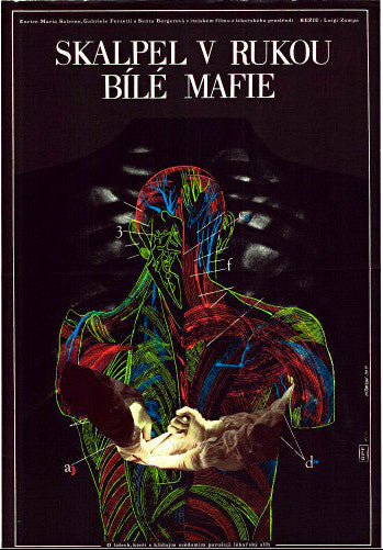 HOSPITALS THE WHITE MAFIA (Bisturi, la mafia blanca) Original Czech Poster