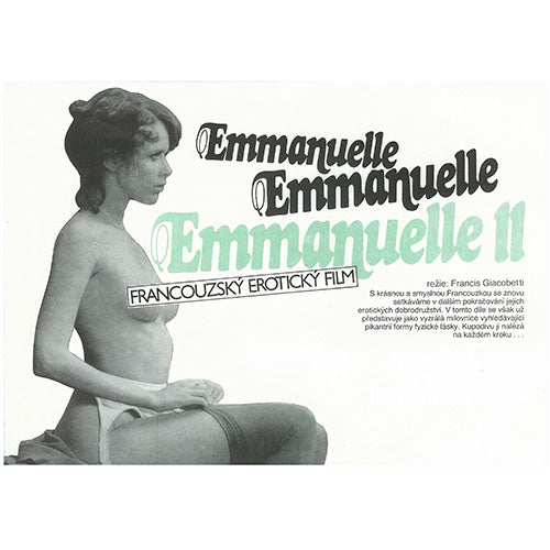 EMMANUELLE Tschechisches Mini-Poster