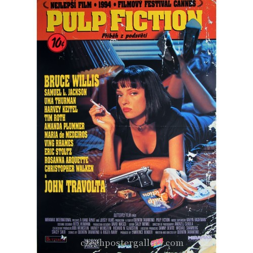 パルプ・フィクション オリジナルチェコポスター