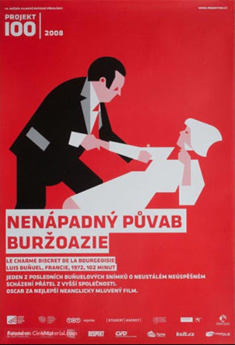 Le charme discret de la bourgeoisie | Czech alternative poster