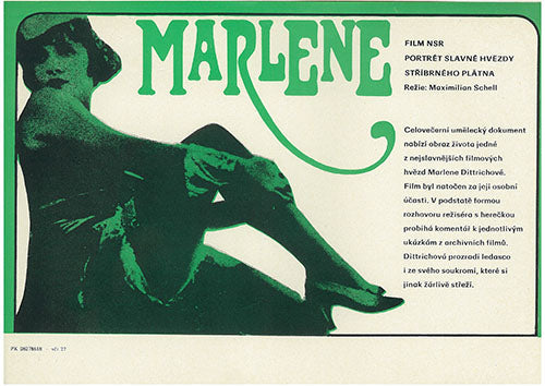 Image of Marlene Dietrich in art eco style