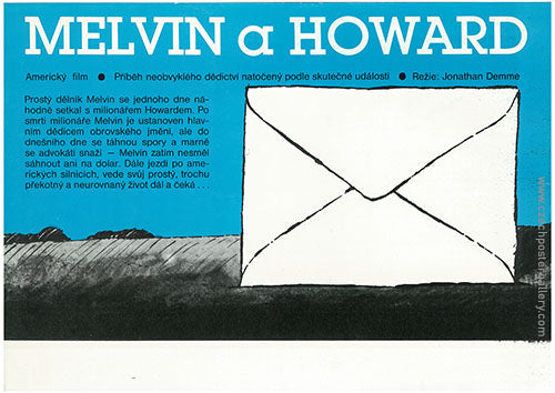 MELVIN AND HOWARD Czech Mini Poster
