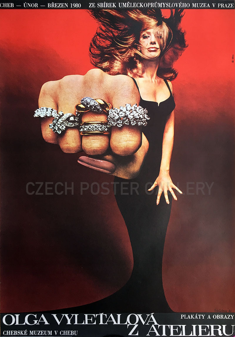 Olga Vyletalova Ausstellungsplakat
