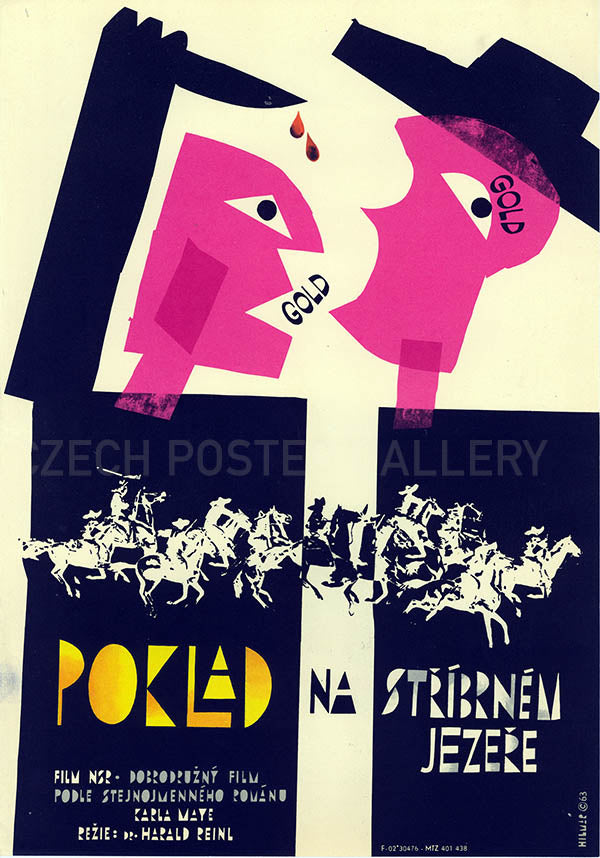 Schatz des Silbersees, Tschechische Republik Poster