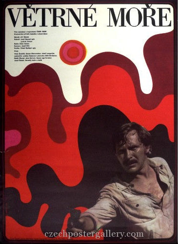 THE LARGE WIND (Vetrne more) Czech Poster
