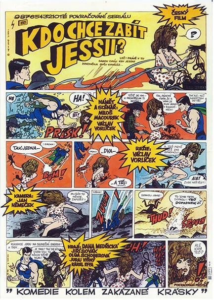 WER WILL JESSIE TÖTEN? Original Filmplakat | Kaja Saudek