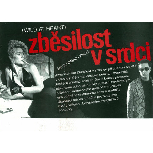 ワイルド・アット・ハート チェコミニポスター