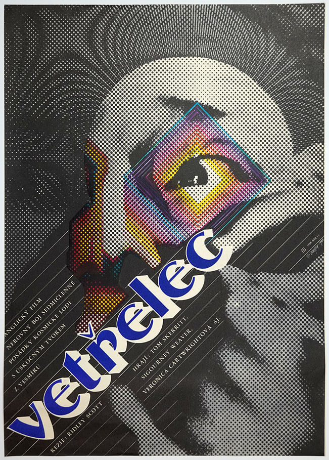 ALIEN Großes originales tschechisches Poster