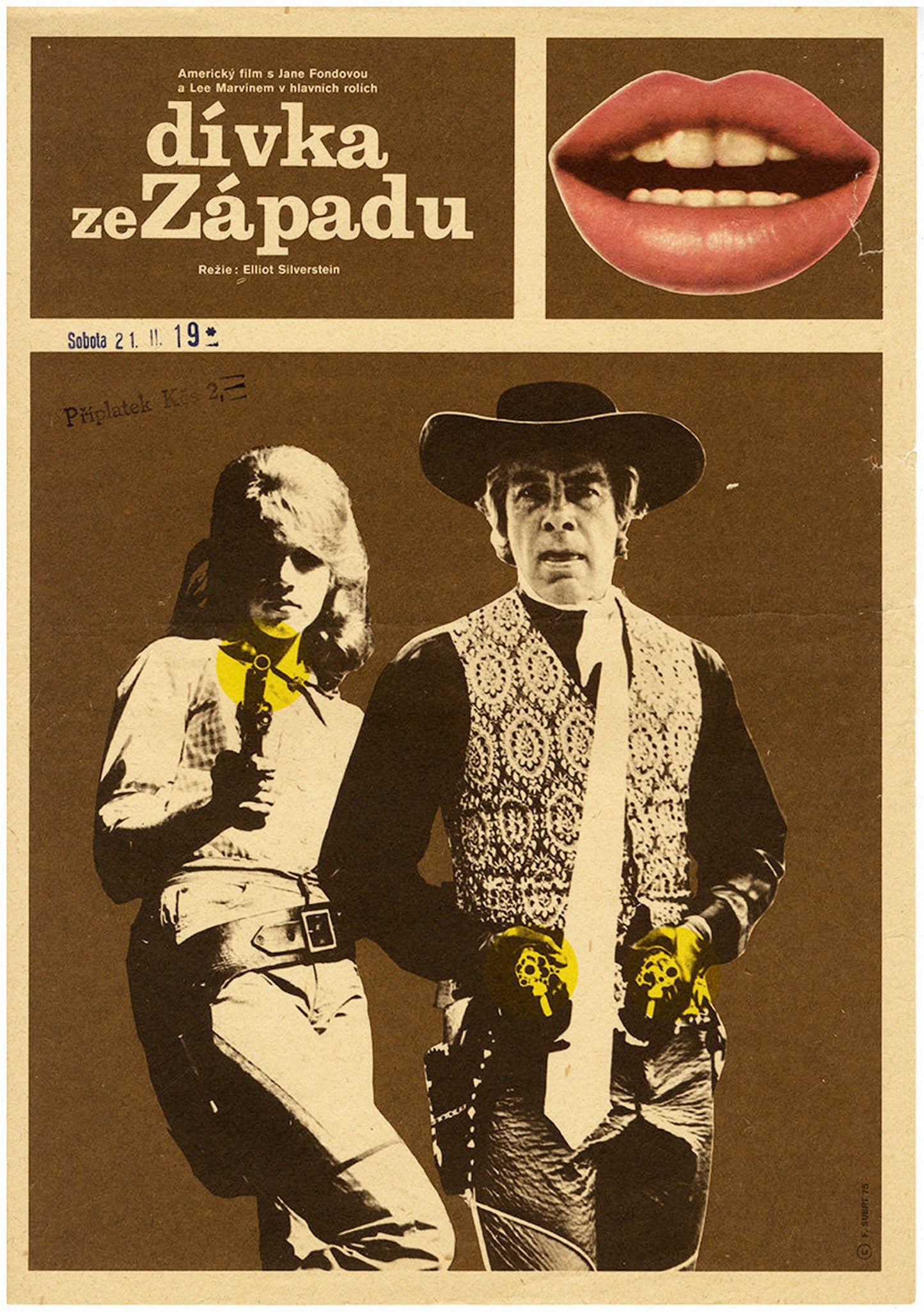 CAT BALLOU チェコポスター | 西部劇 | ジェーン・フォンダ