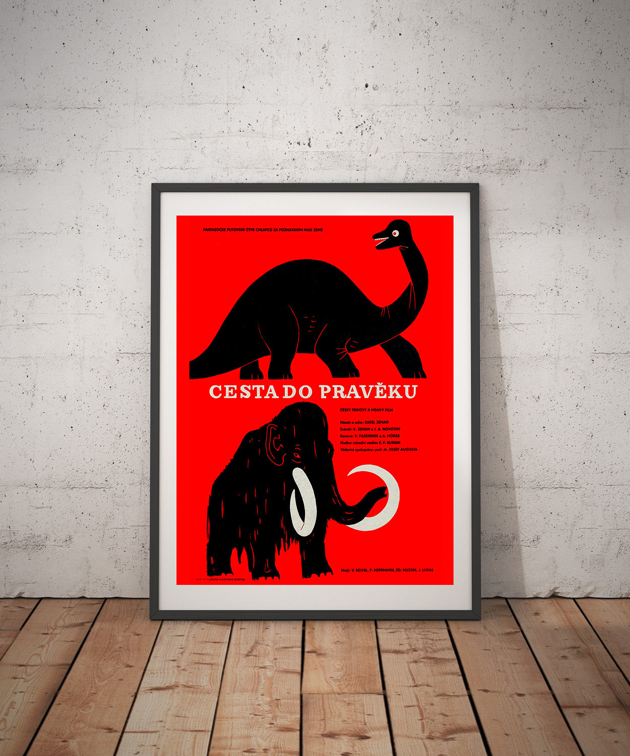 Reise zum Anfang der Zeit | Cesta do praveku | Tschechischer Poster-Nachdruck