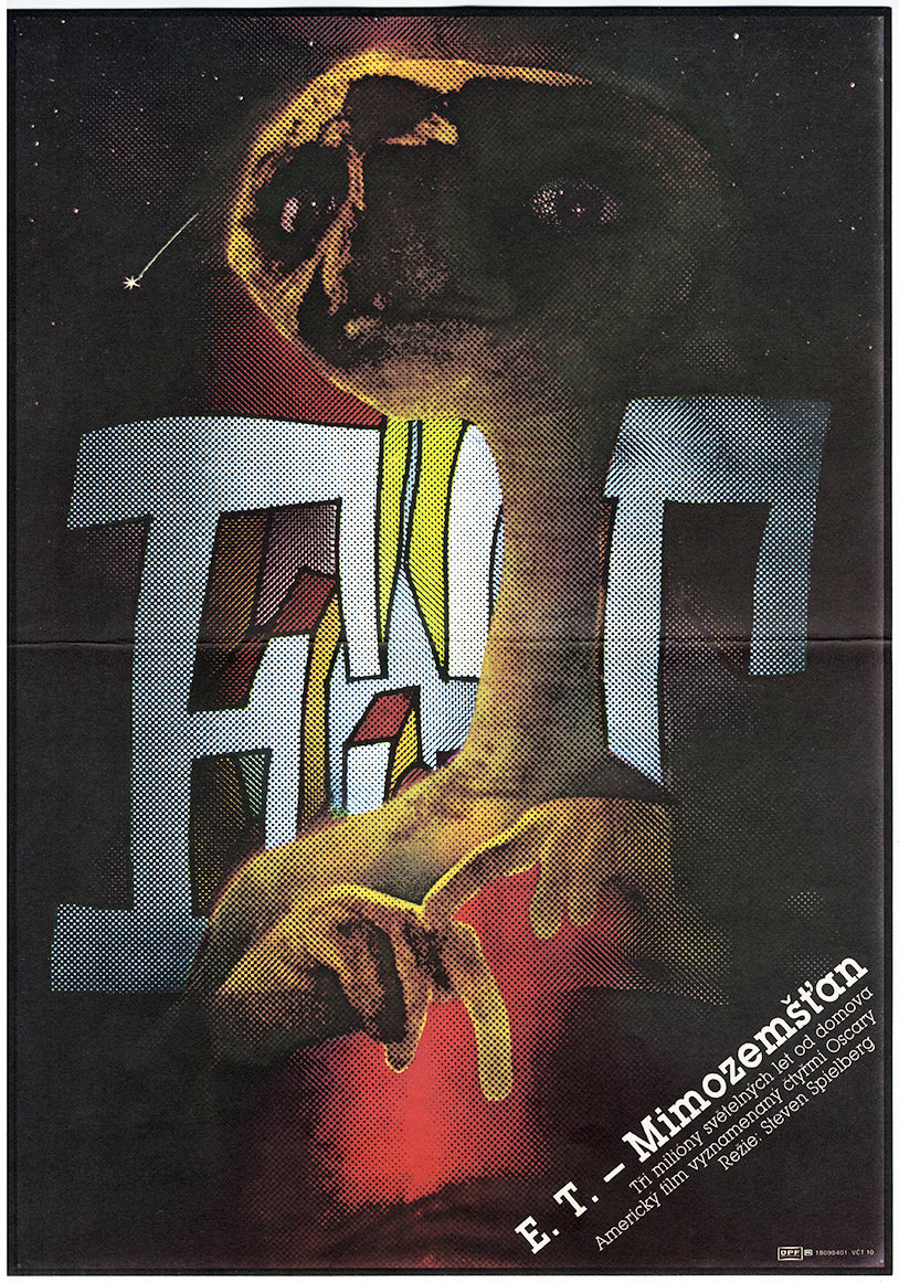 E.T. – Der Außerirdische, tschechisches Filmplakat