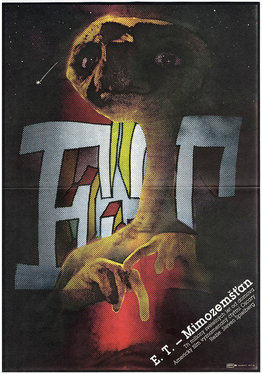 E.T. – Der Außerirdische, tschechisches Filmplakat