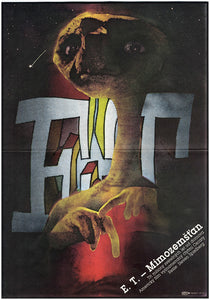 E.T. the Extra-Terrestrial Czech Movie Poster