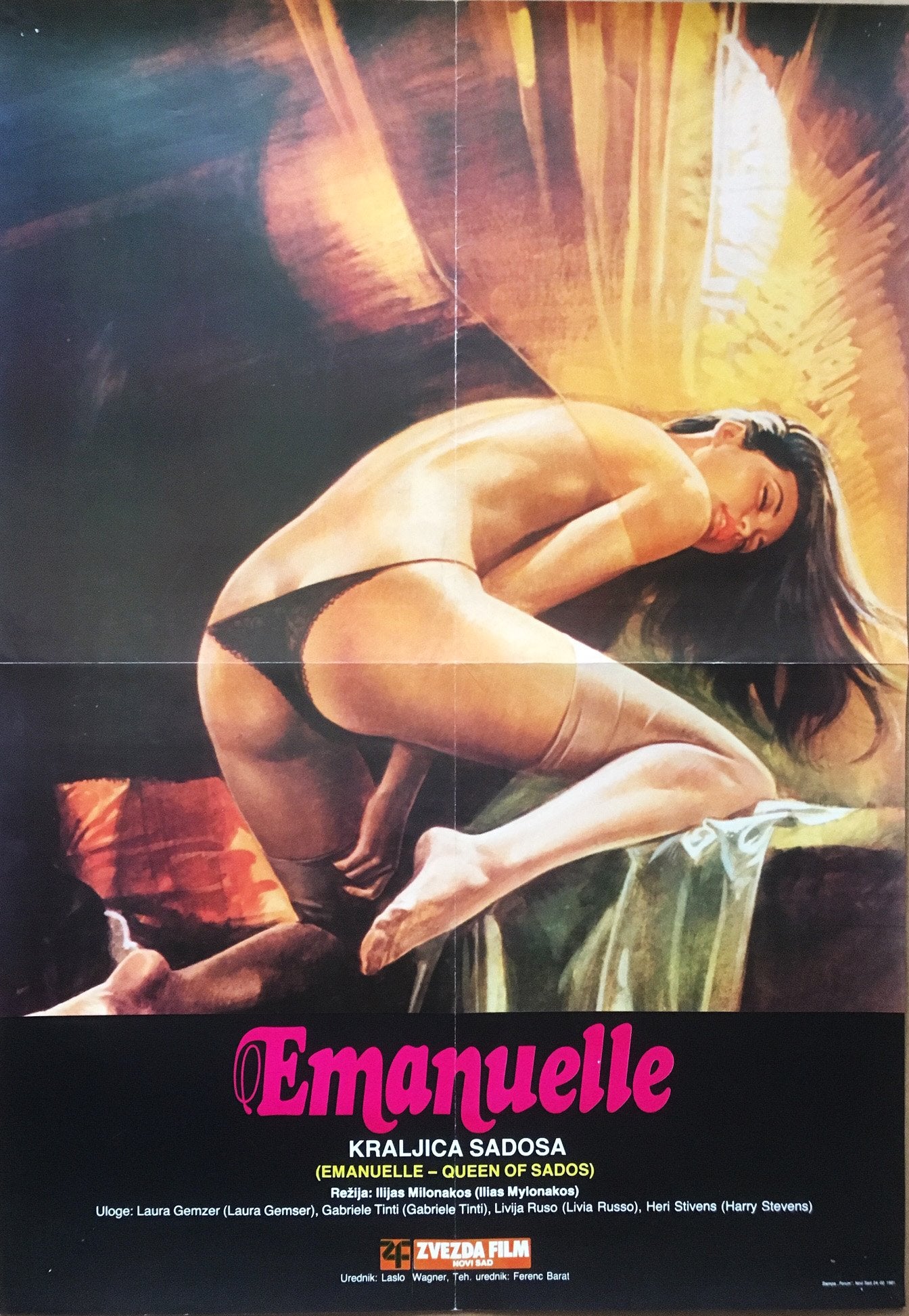 Emanuelle Queen of Sados Sexy Yougoslavian Poster – Czech Film Poster  Gallery