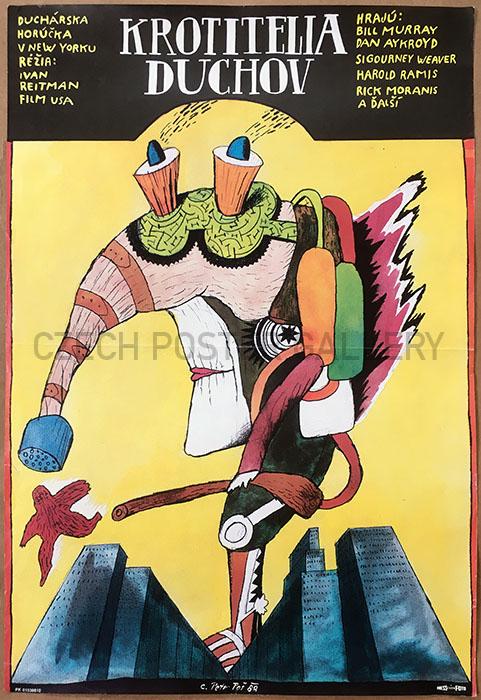 Ghostbusters Czech Poster - Czech Film Poster Gallery