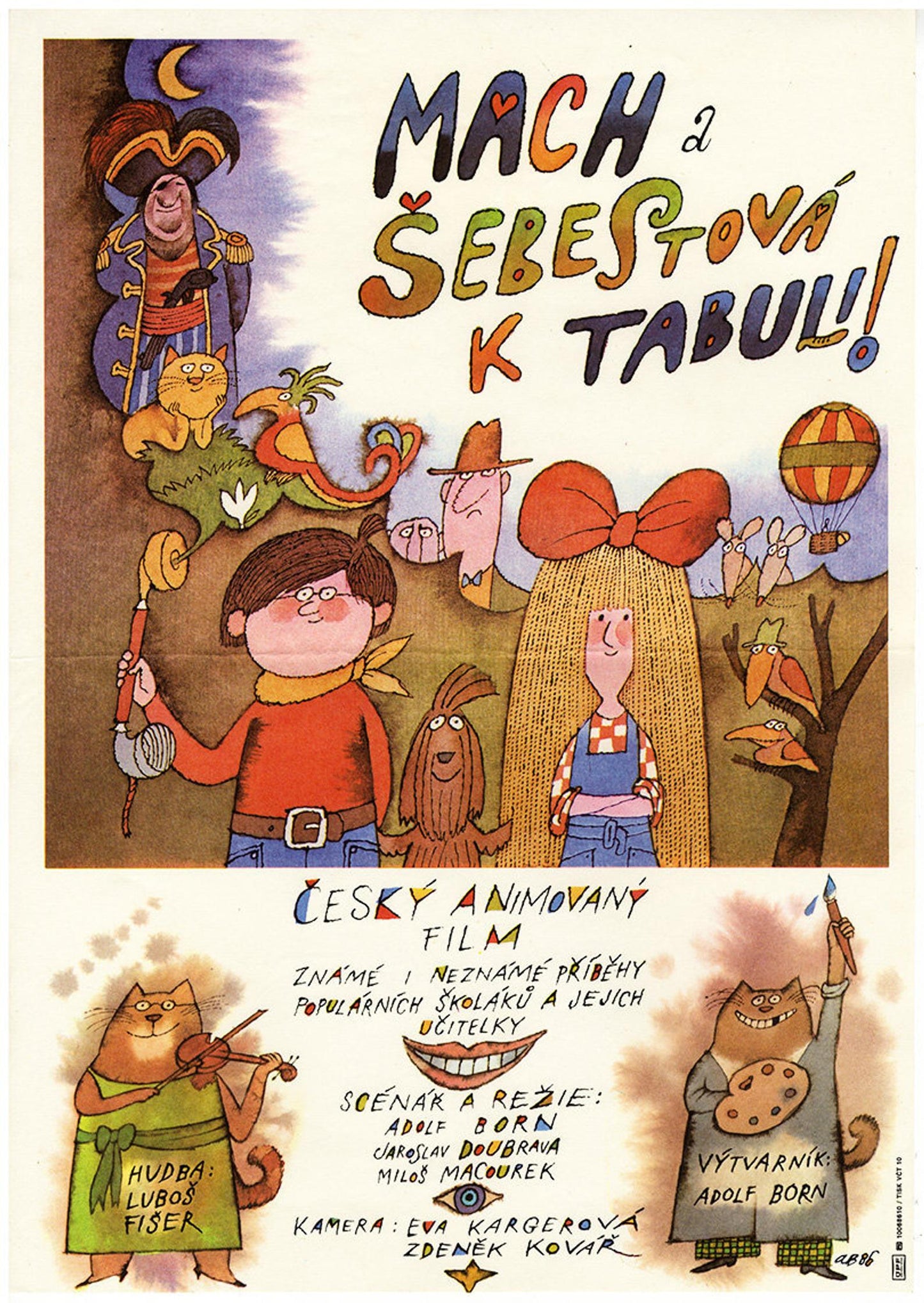 MACH & ŠEBESTOVÁ (Max & Sally) Adolf Born Plakatkunst