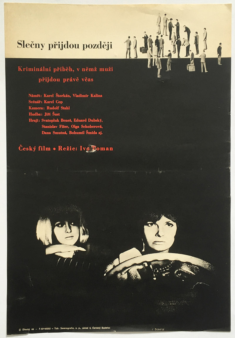 LADIES WILL COME LATER Original tschechisches Filmplakat