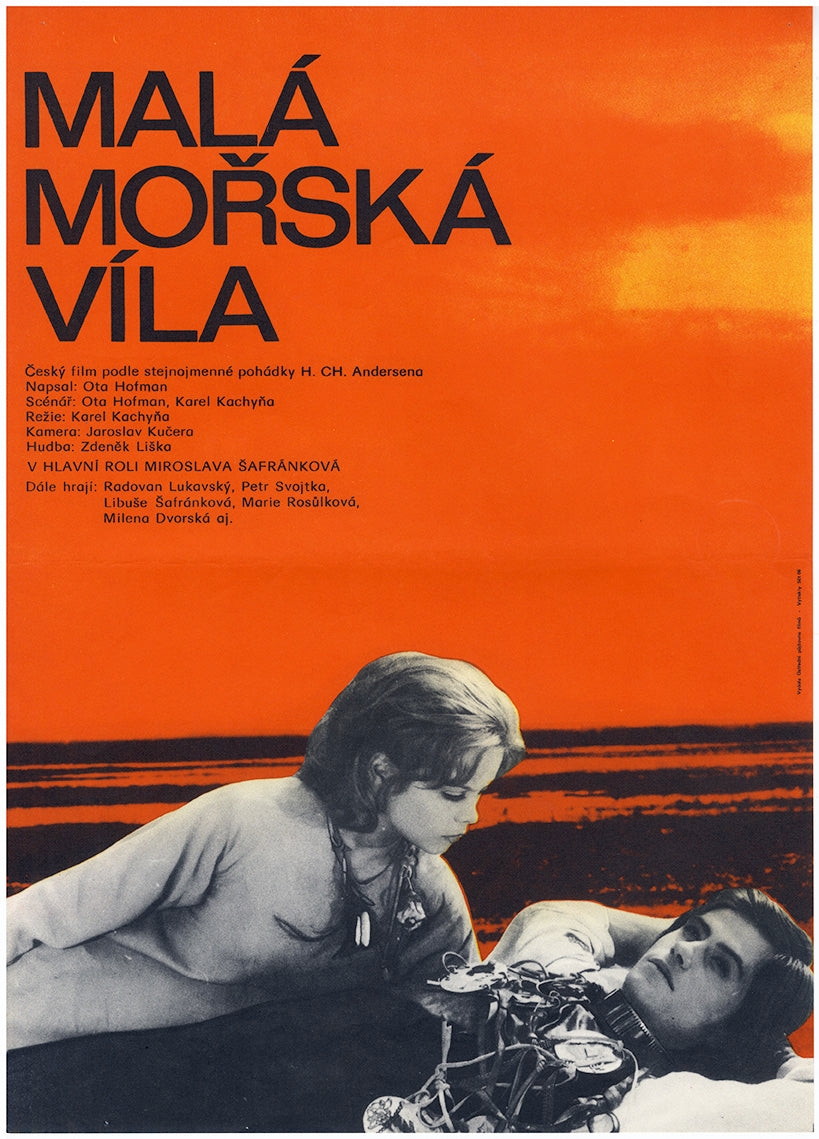 Little mermaid on the beach - Czech Poster Gallery