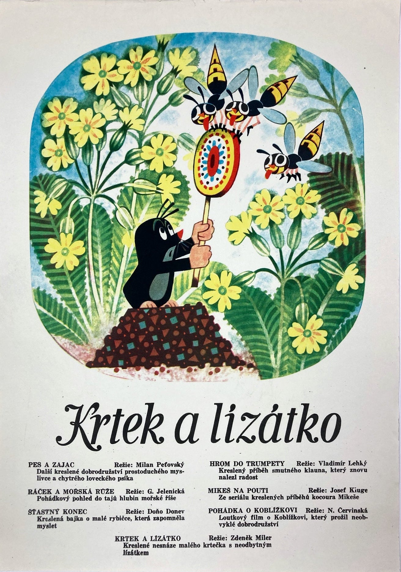LITTLE MOLE | Krtek a lizatko | Zdenek Miler Poster