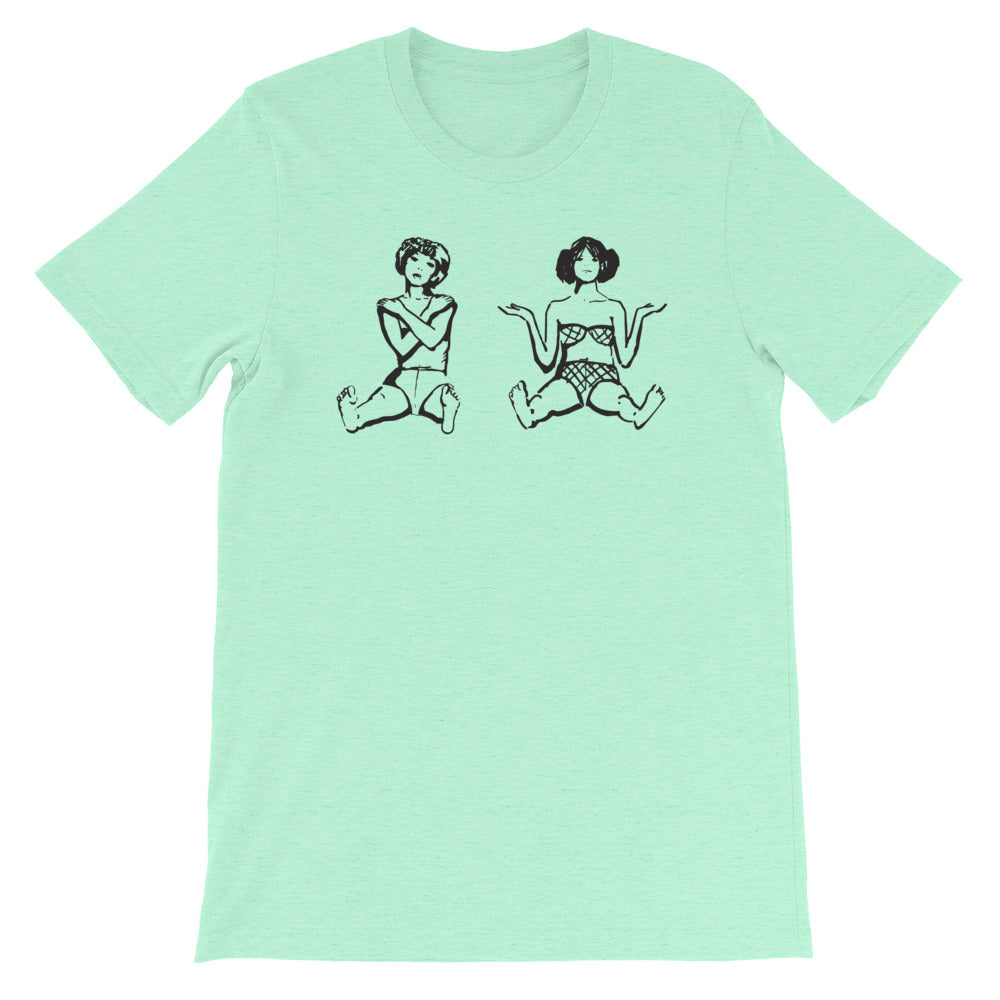 Daisies Marie & Marie Handmade Art Short-Sleeve Unisex T-Shirt - Czech Film Poster Gallery