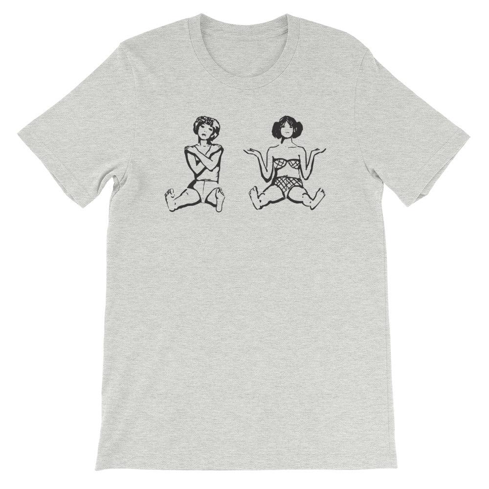 Daisies Marie & Marie Handmade Art Short-Sleeve Unisex T-Shirt - Czech Film Poster Gallery