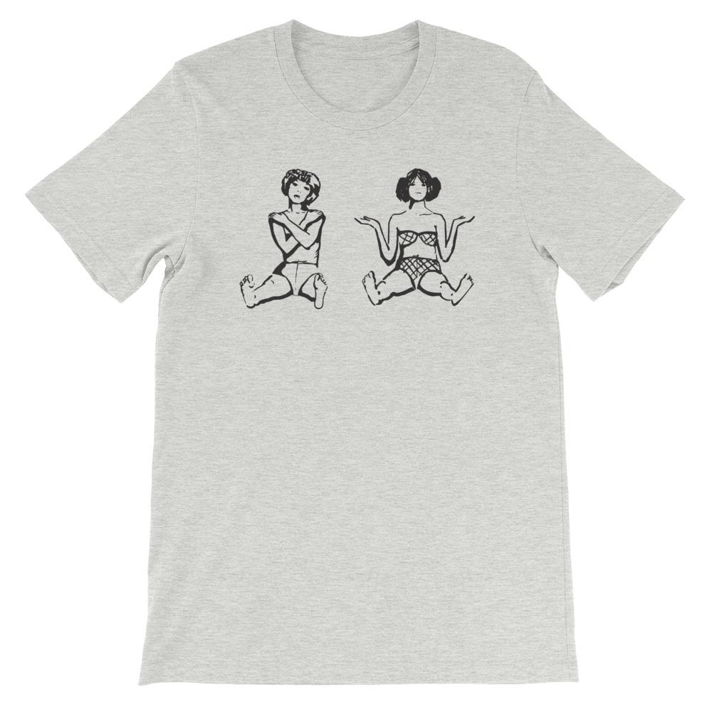 Daisies Marie & Marie Handmade Art Short-Sleeve Unisex T-Shirt - Czech Film Poster Gallery