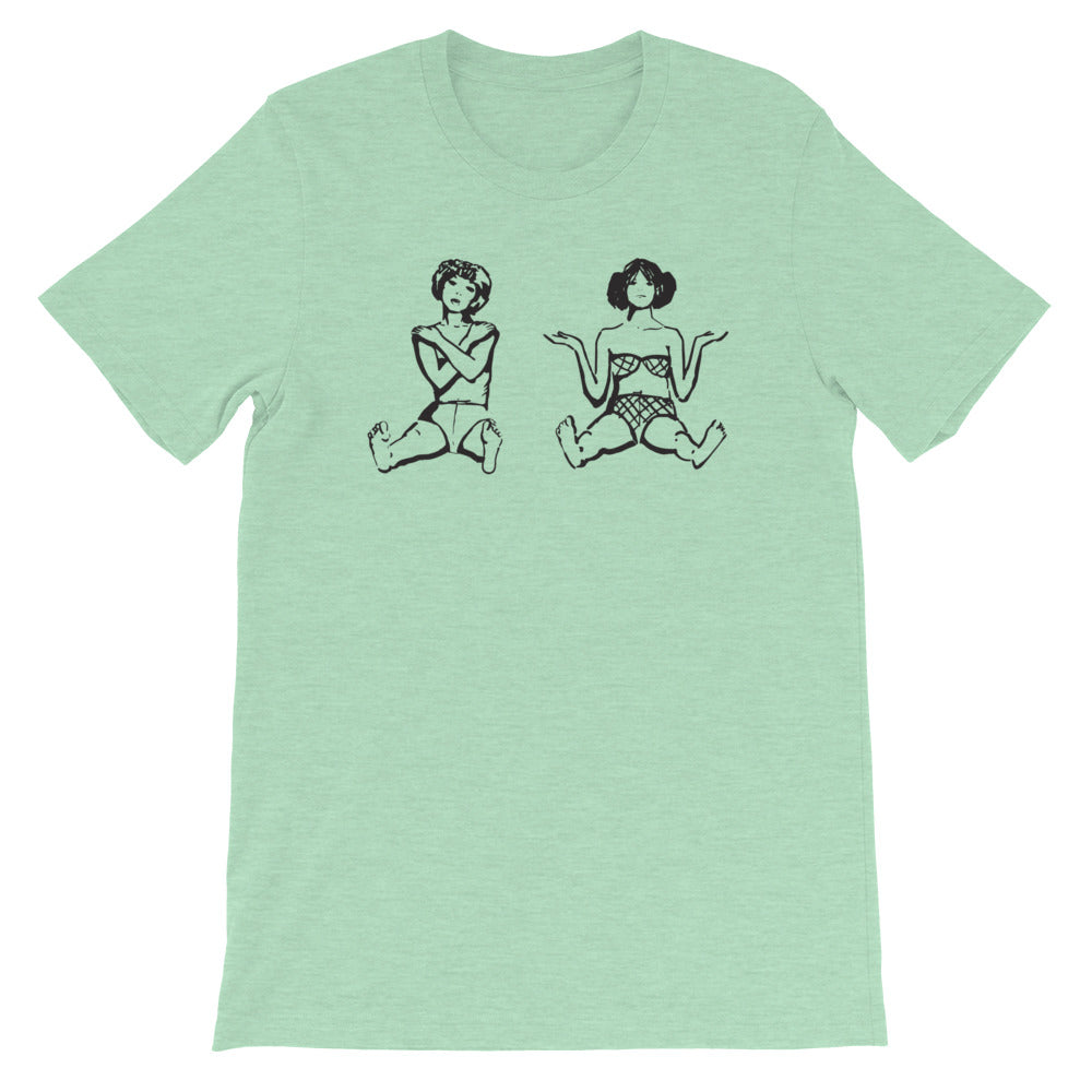 Daisies Marie & Marie Handmade Art Short-Sleeve Unisex T-Shirt - Czech Film Poster Gallery