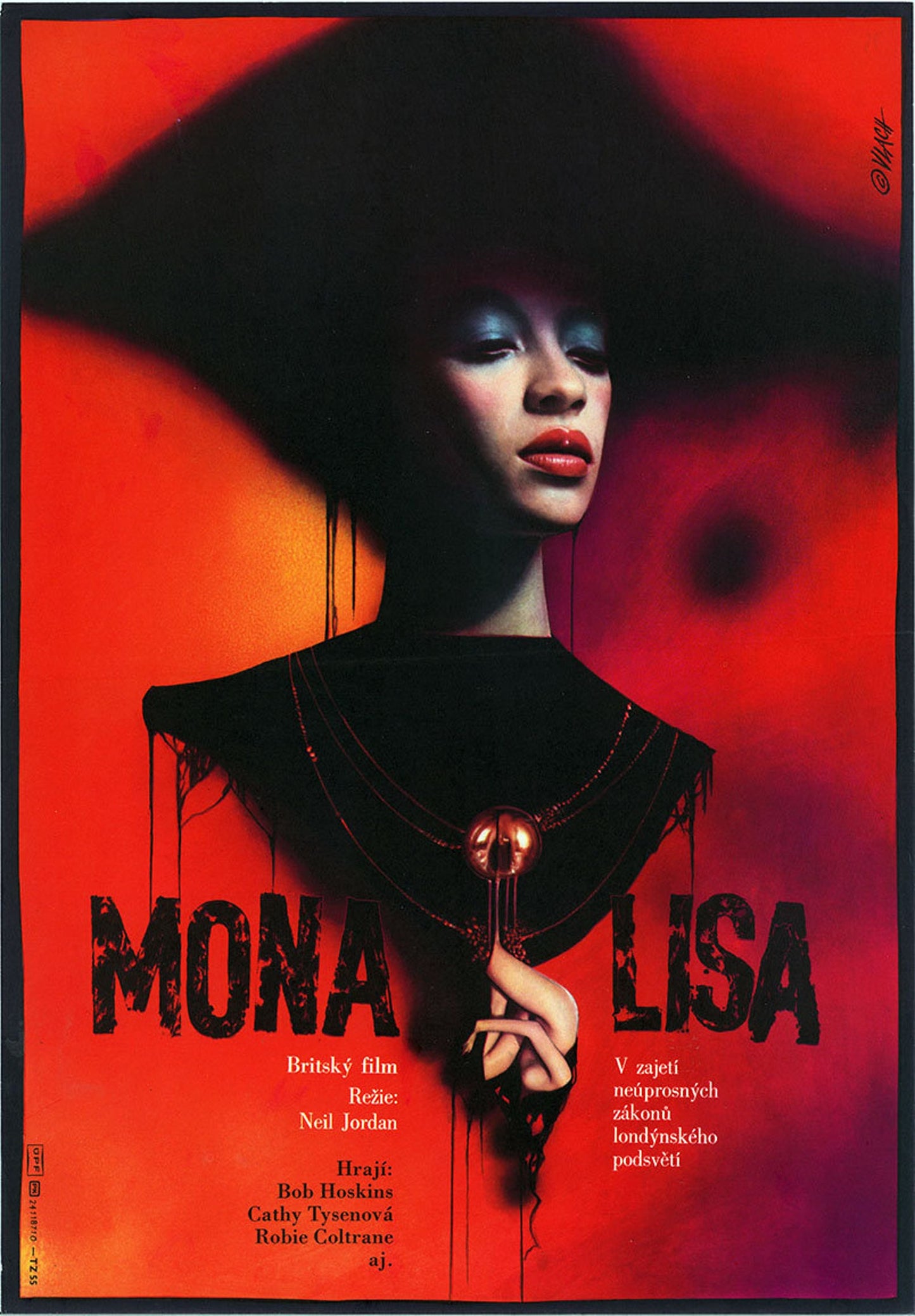 Mona Lisa | Originalfilmplakat Tschechoslowakei | Zdenek Vlach | 80er Jahre