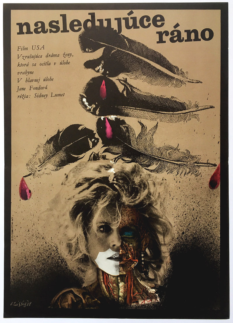 DER MORGEN DANACH Tschechisches Filmplakat | Jane Fonda