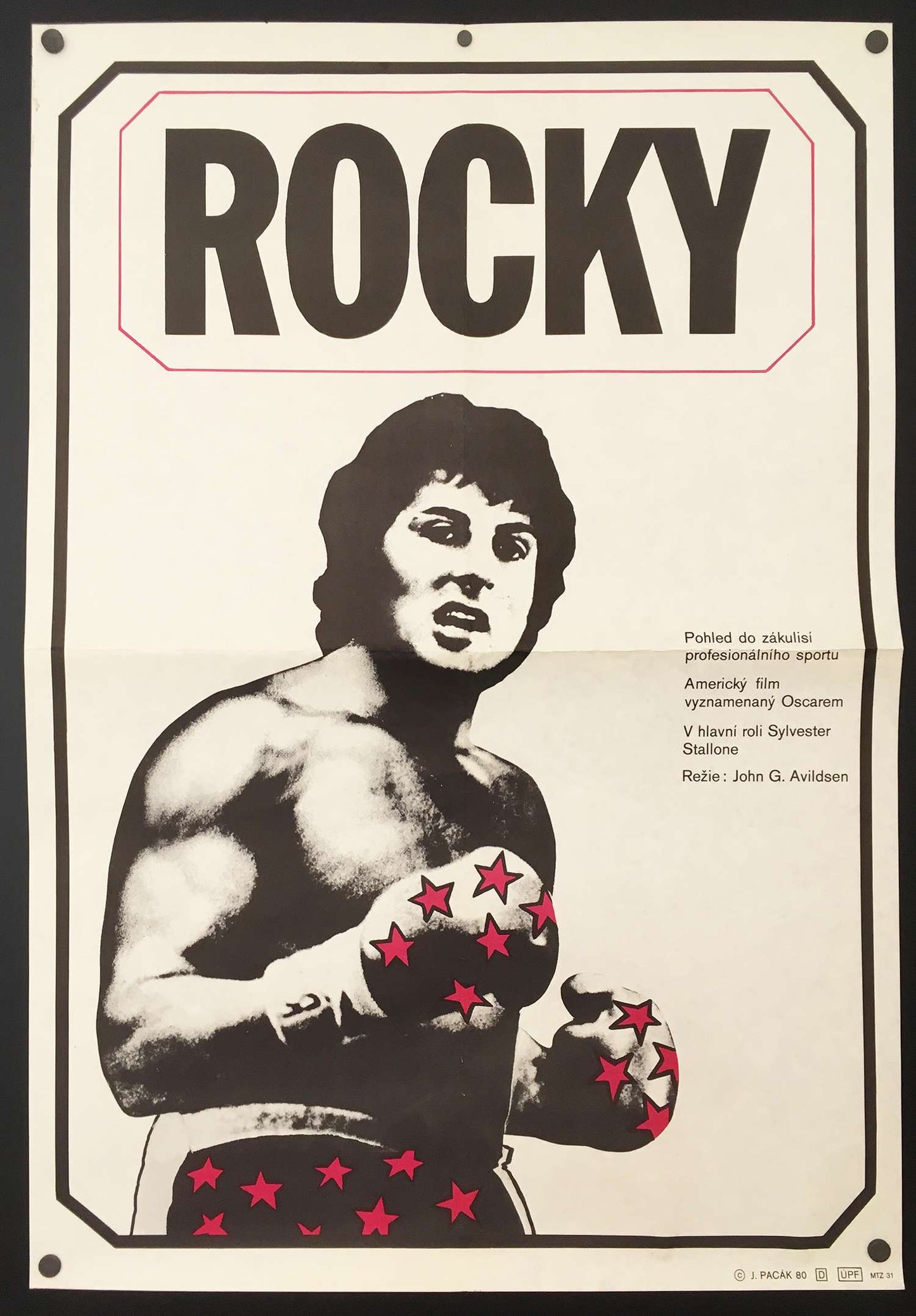 ROCKY (Groß) Tschechisches Poster