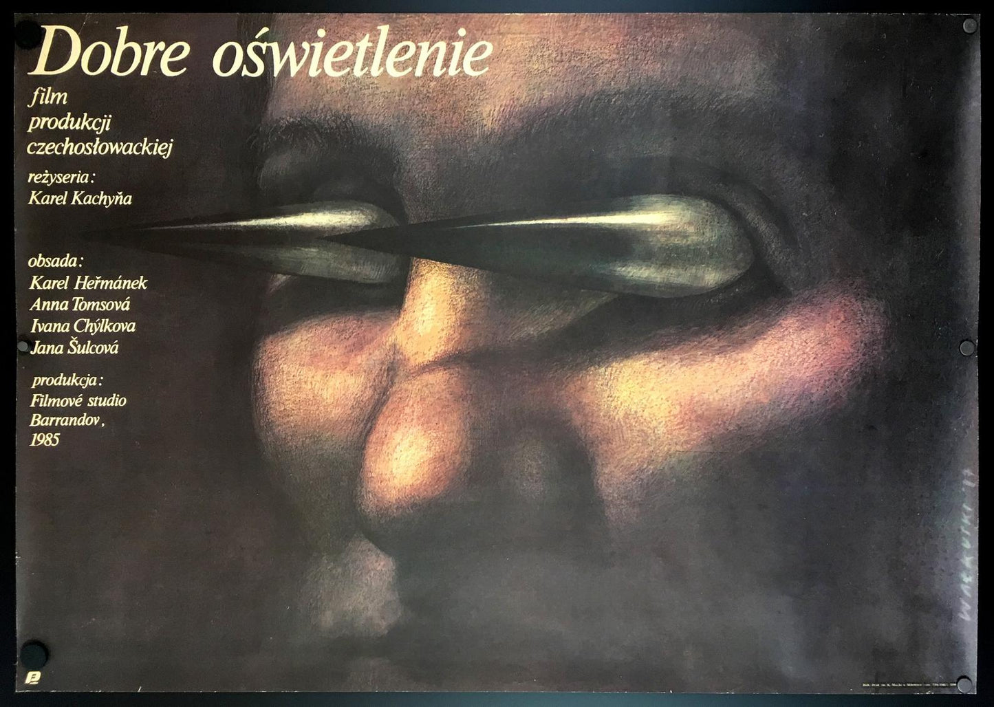 Amateurfotograf (Dobre Svetlo) 80er Jahre wilde Wieslaw Walkuski-Kunst | Polnisches Plakat