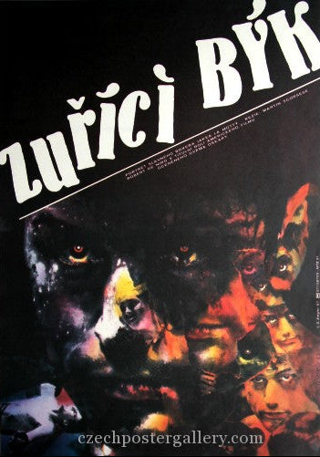 RAGING BULL - Original Czech movie poster